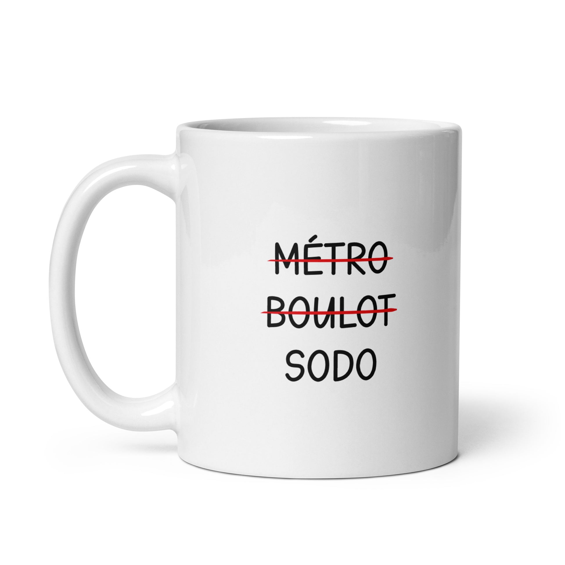 Mug Métro boulot sodo - Sedurro