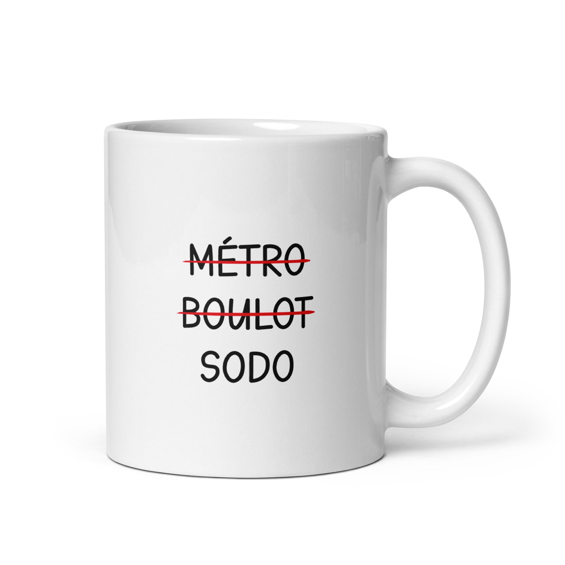 Mug Métro boulot sodo Default Title - Sedurro