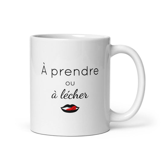 Mug À prendre ou à lécher Default Title - Sedurro