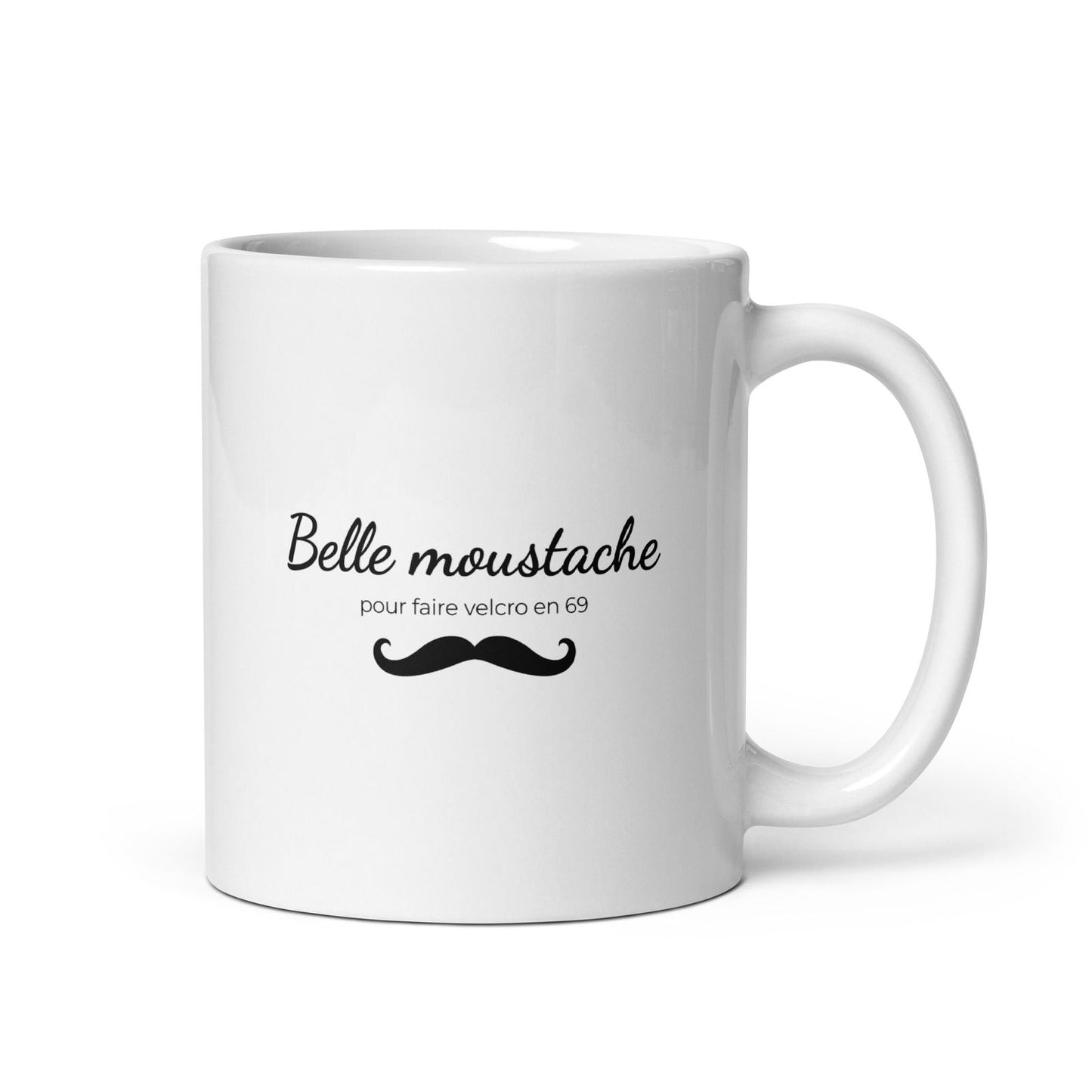 Mug Belle moustache pour faire velcro en 69 Default Title - Sedurro