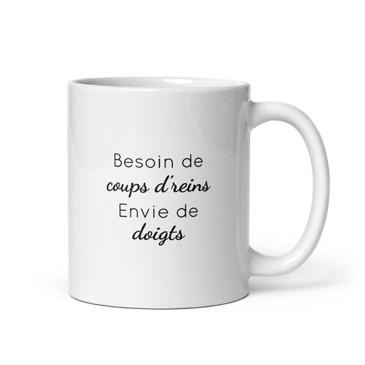 Mug Besoin de coups de reins envie de doigts Default Title - Sedurro