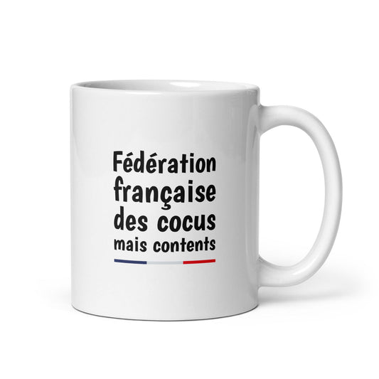Mug Fédération française des cocus mais contents Default Title - Sedurro