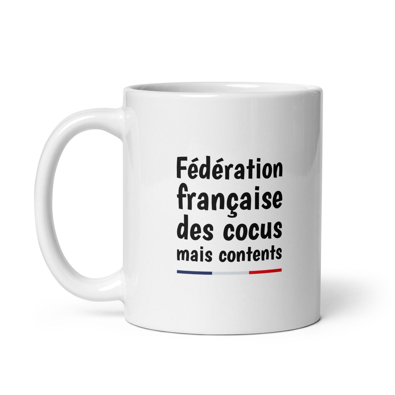 Mug Fédération française des cocus mais contents - Sedurro