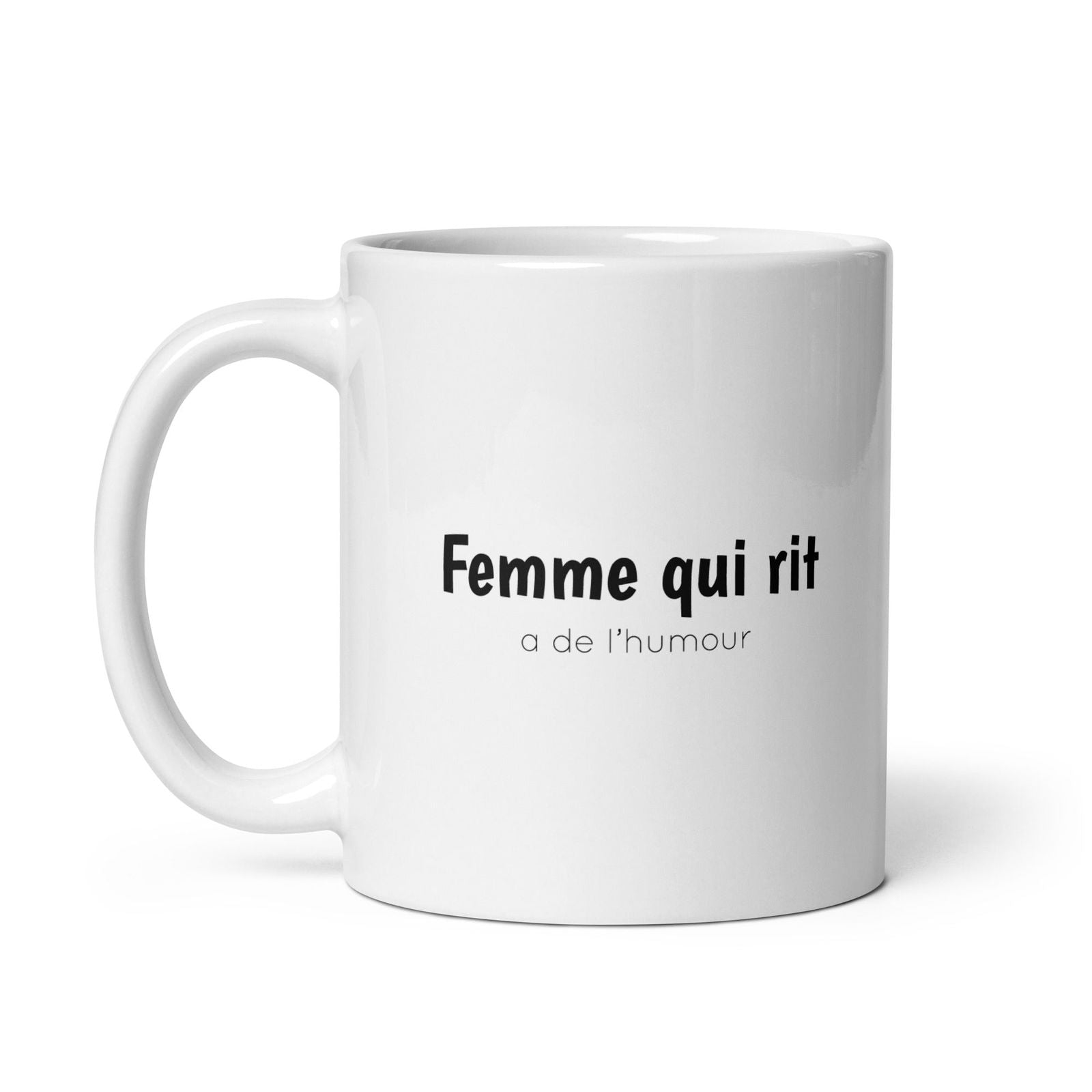 Mug Femme qui rit a de l'humour - Sedurro