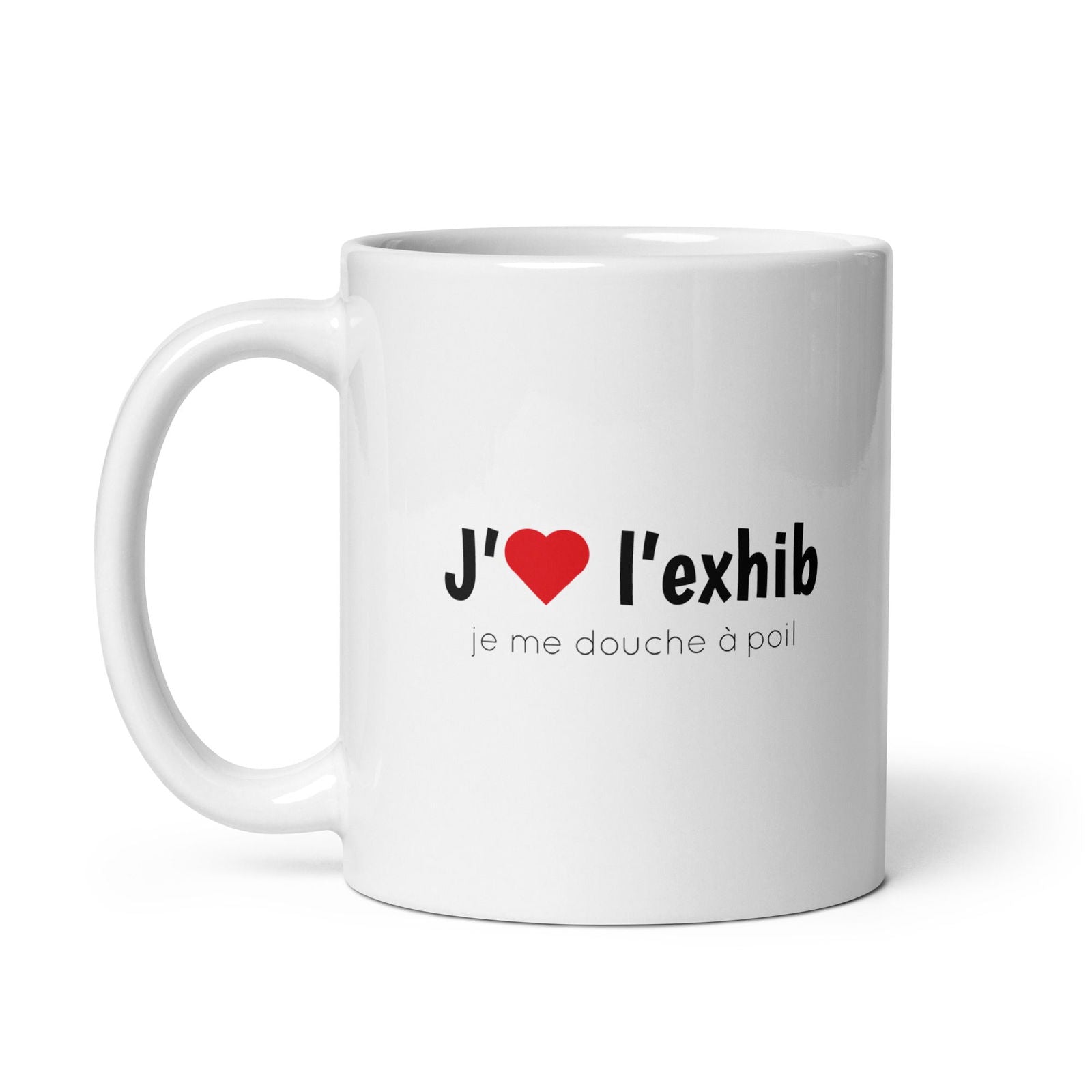 Mug J'aime l'exhib je me douche à poil - Sedurro