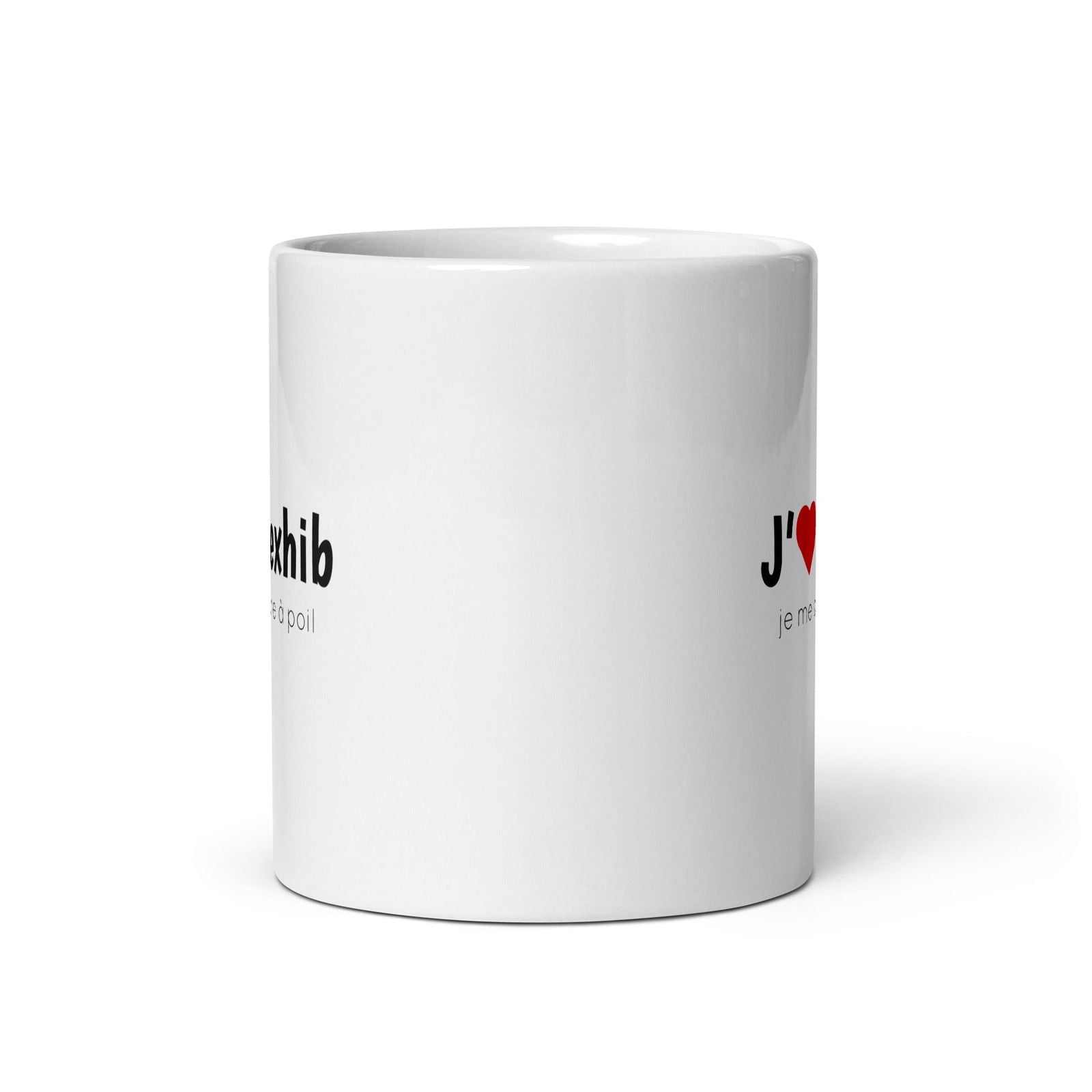 Mug J'aime l'exhib je me douche à poil - Sedurro