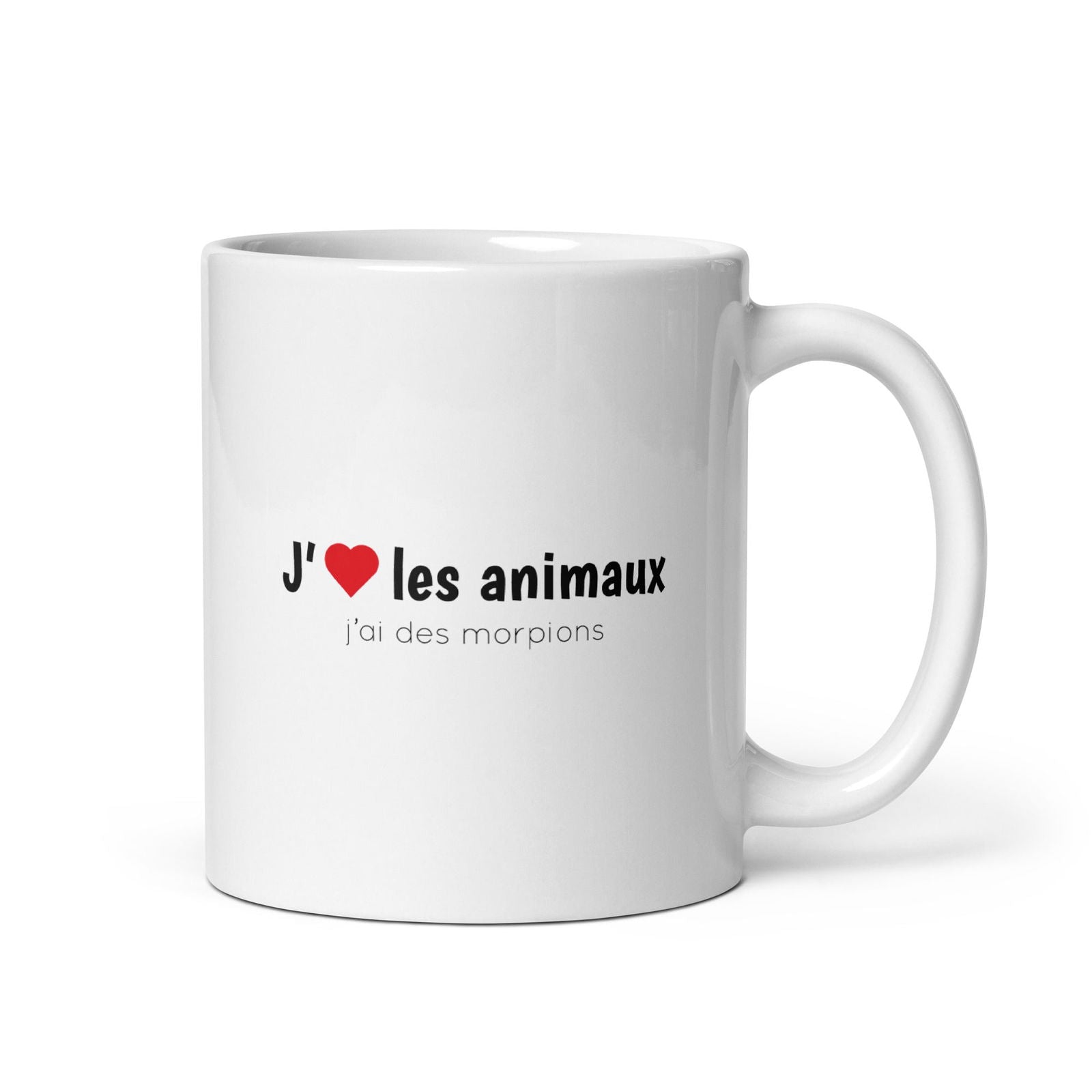 Mug J'aime les animaux j'ai des morpions Default Title - Sedurro