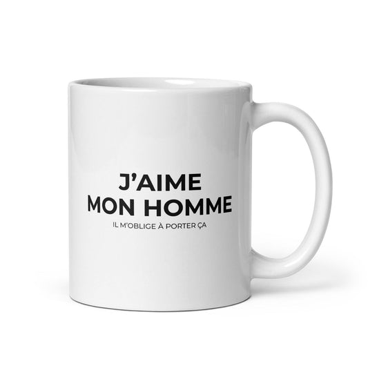 Mug J'aime mon homme il m'oblige à porter ça Default Title - Sedurro