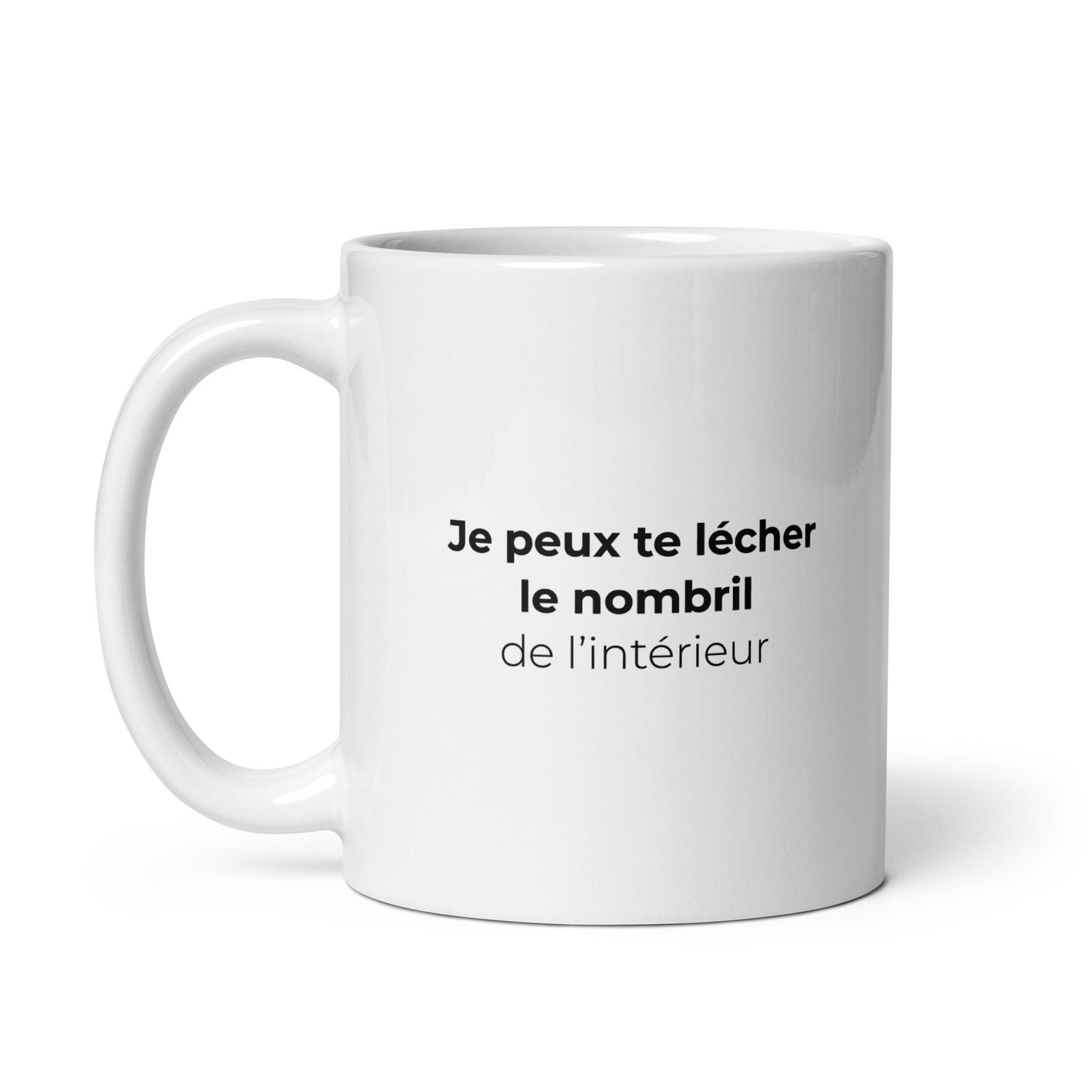 Mug Je peux te lécher le nombril de l'intérieur - Sedurro