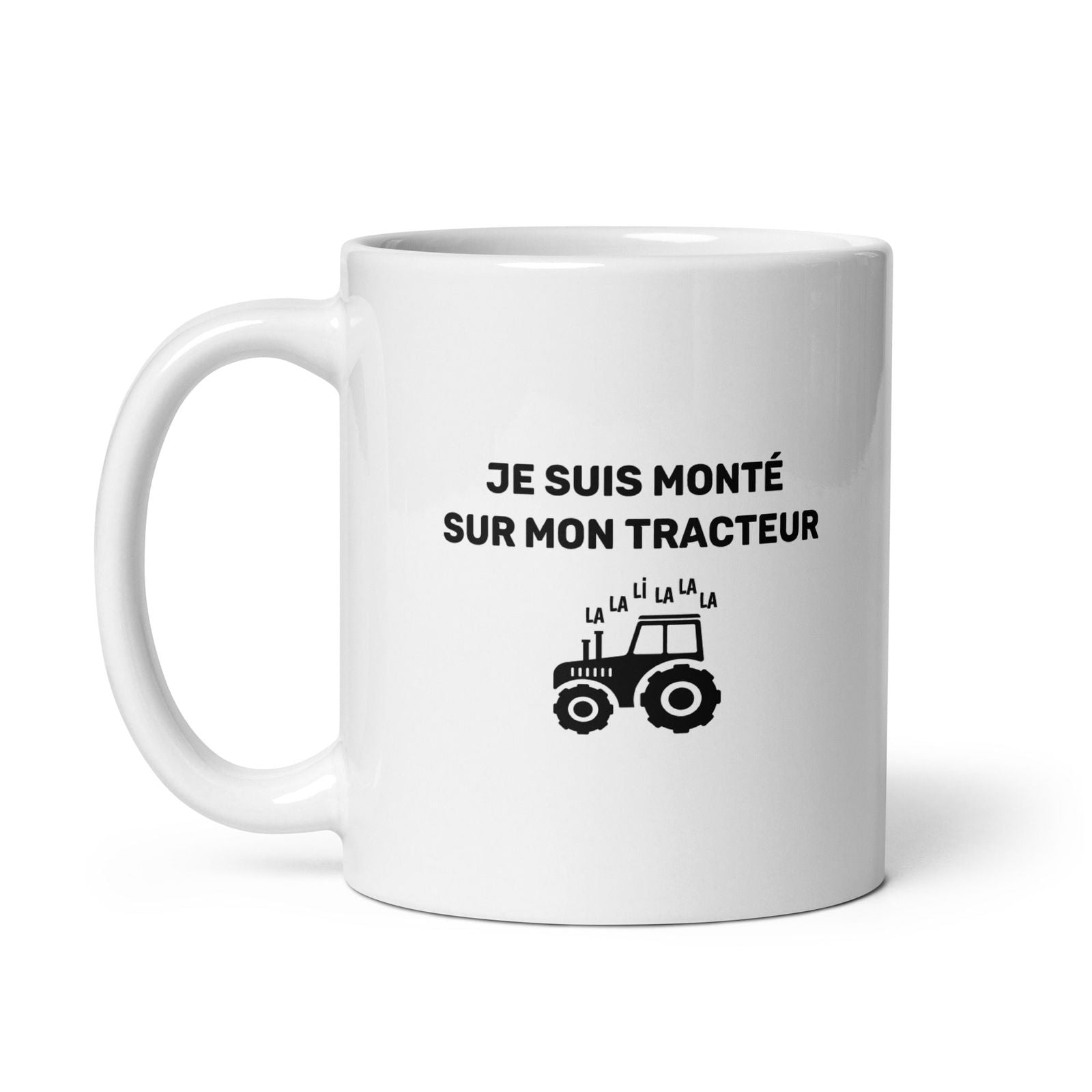 Mug Je suis monté sur mon tracteur - Sedurro
