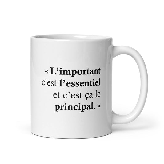 Mug L’important c’est l’essentiel et c’est ça le principal Default Title - Sedurro