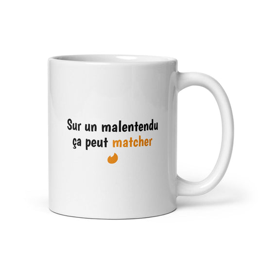 Mug Sur un malentendu ça peut matcher Default Title - Sedurro