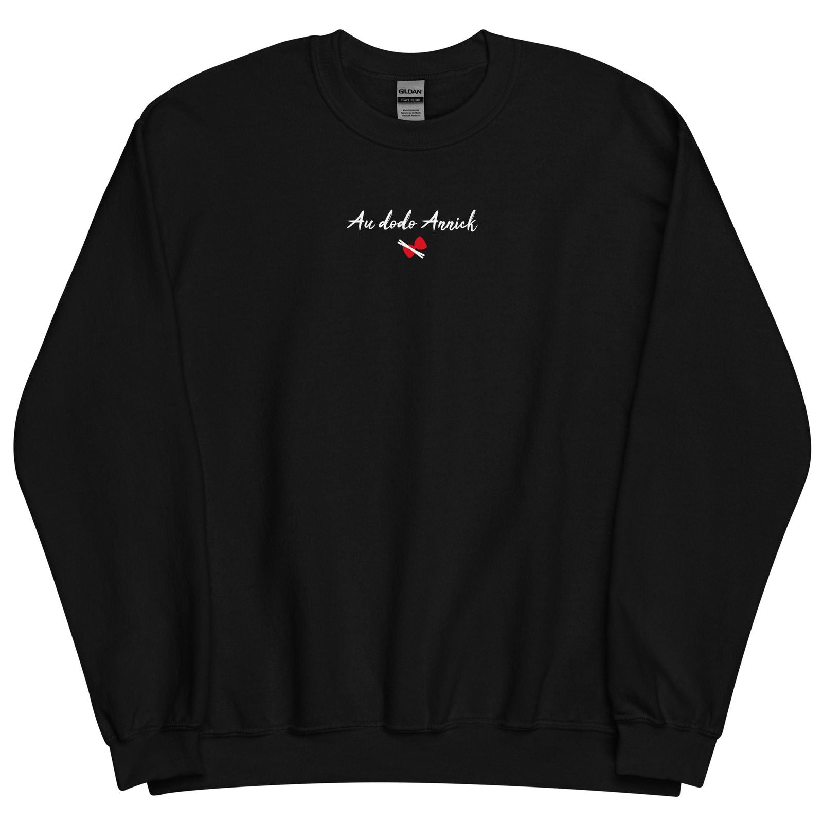 Sweat unisexe col rond Au dodo Annick - Sedurro