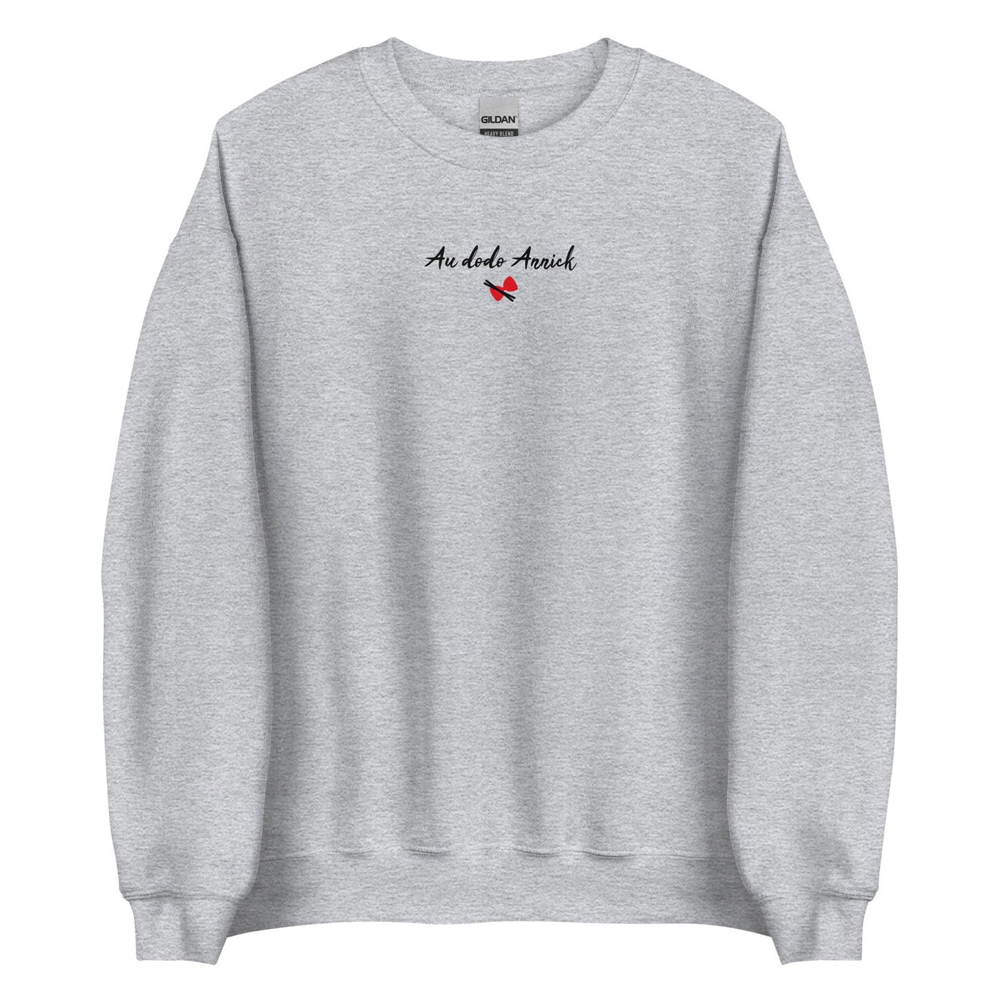 Sweat unisexe col rond Au dodo Annick - Sedurro