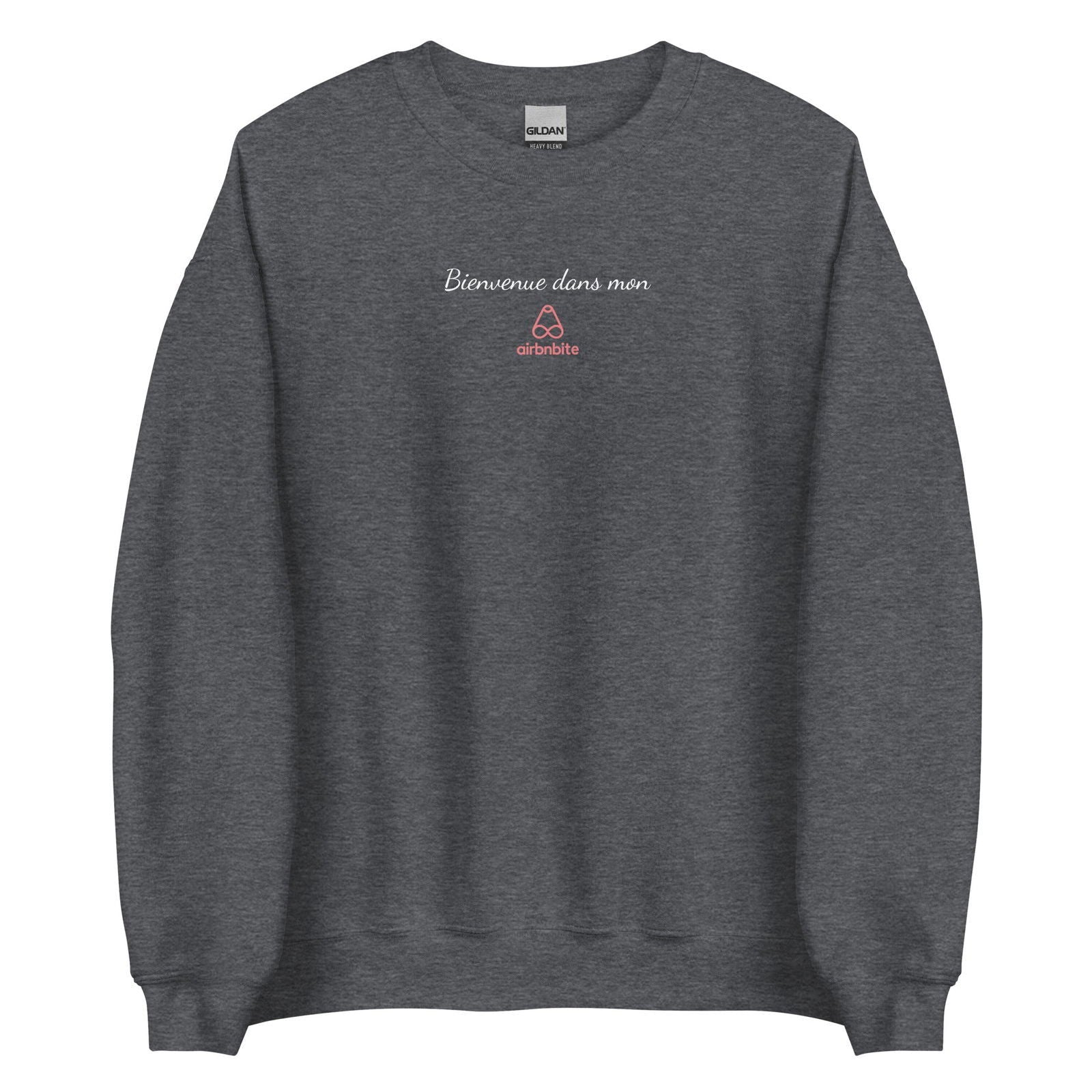 Sweat unisexe col rond Bienvenue dans mon airbnbite - Sedurro