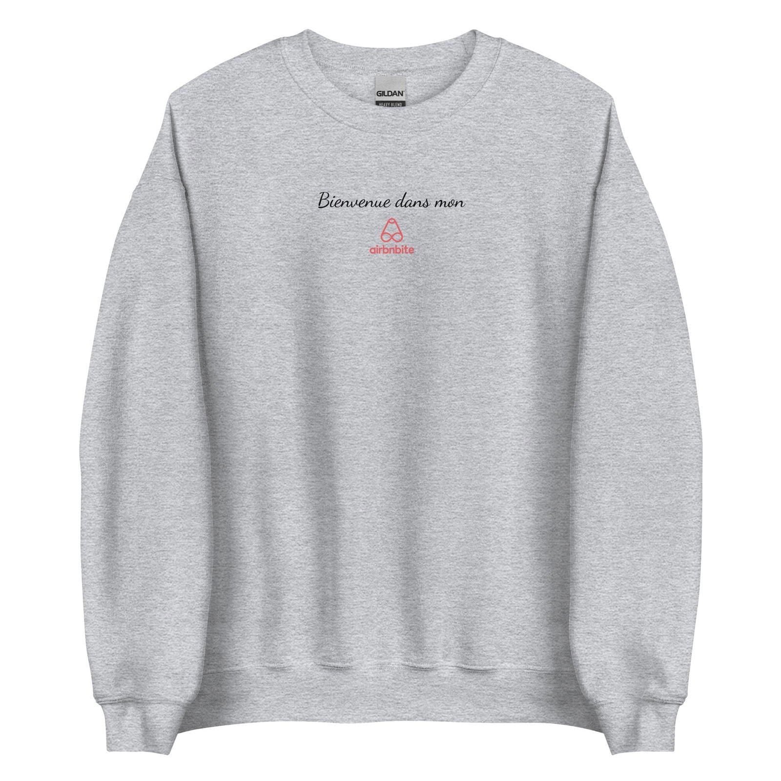 Sweat unisexe col rond Bienvenue dans mon airbnbite - Sedurro