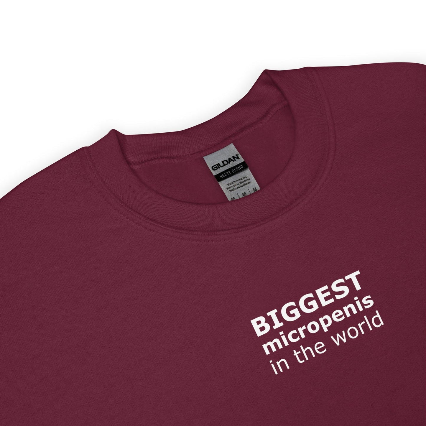 Sweat unisexe col rond Biggest micropenis in the world - Sedurro