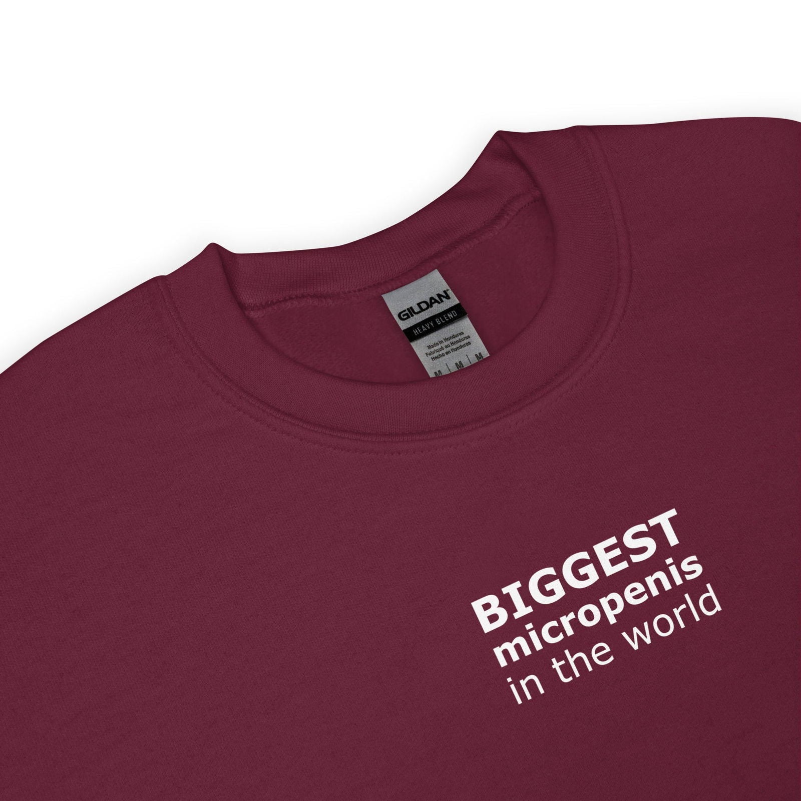 Sweat unisexe col rond Biggest micropenis in the world - Sedurro