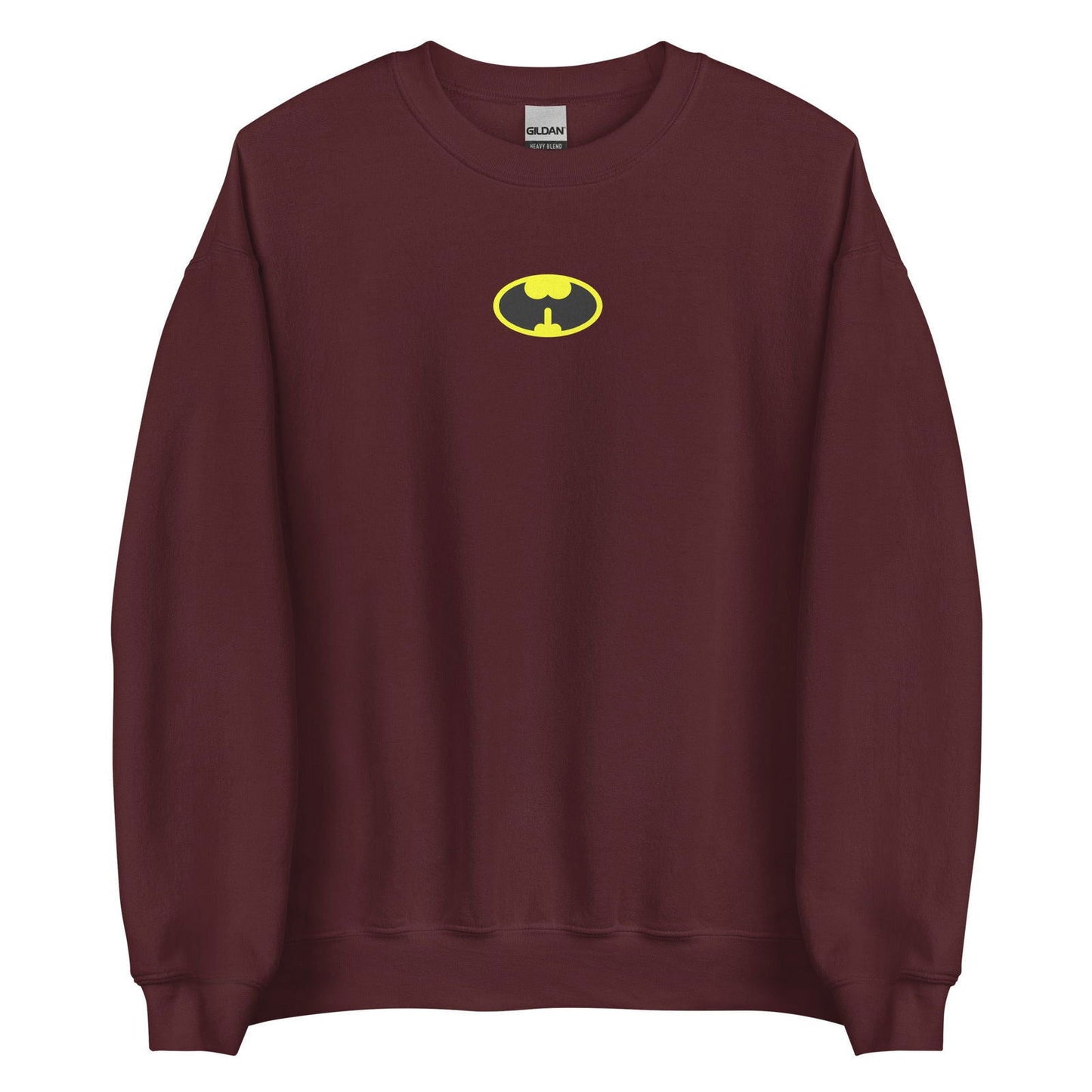 Sweat unisexe col rond Bitman Bordeaux - Sedurro