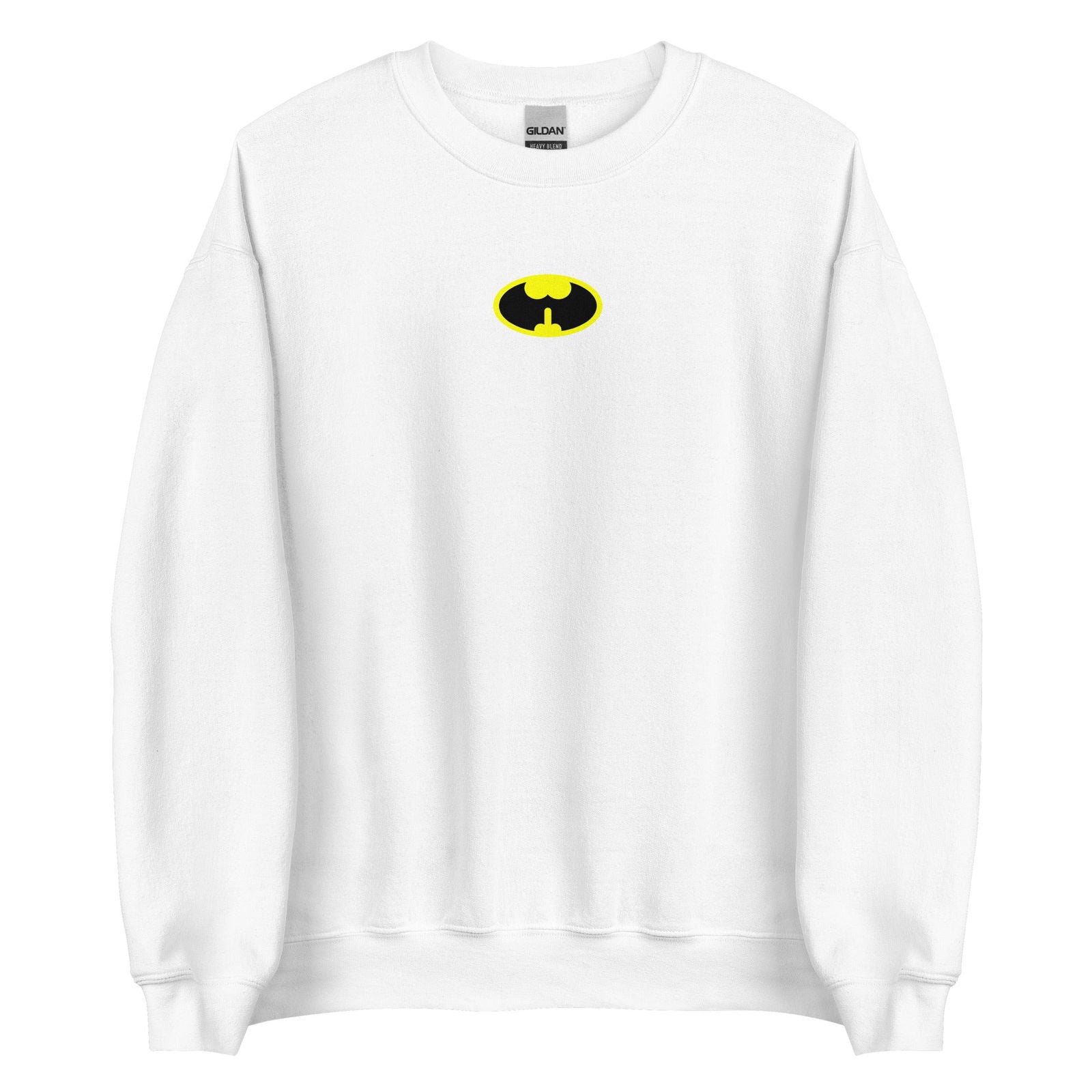 Sweat unisexe col rond Bitman Blanc - Sedurro
