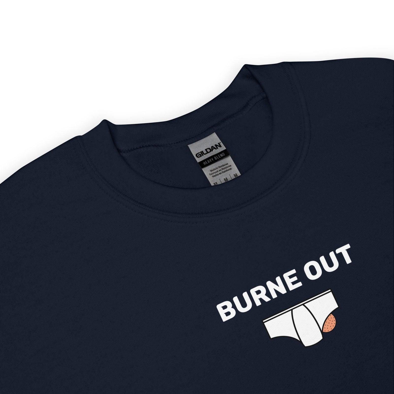 Sweat unisexe col rond Burne out - Sedurro
