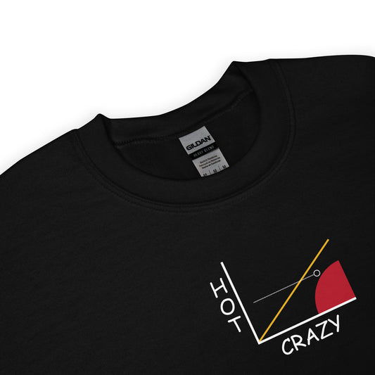 Sweat unisexe col rond Courbe hot crazy scale - Sedurro