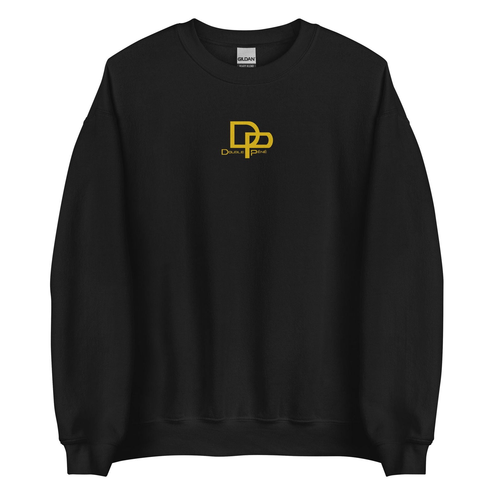 Sweat unisexe col rond DP Double péné le J Noir - Sedurro