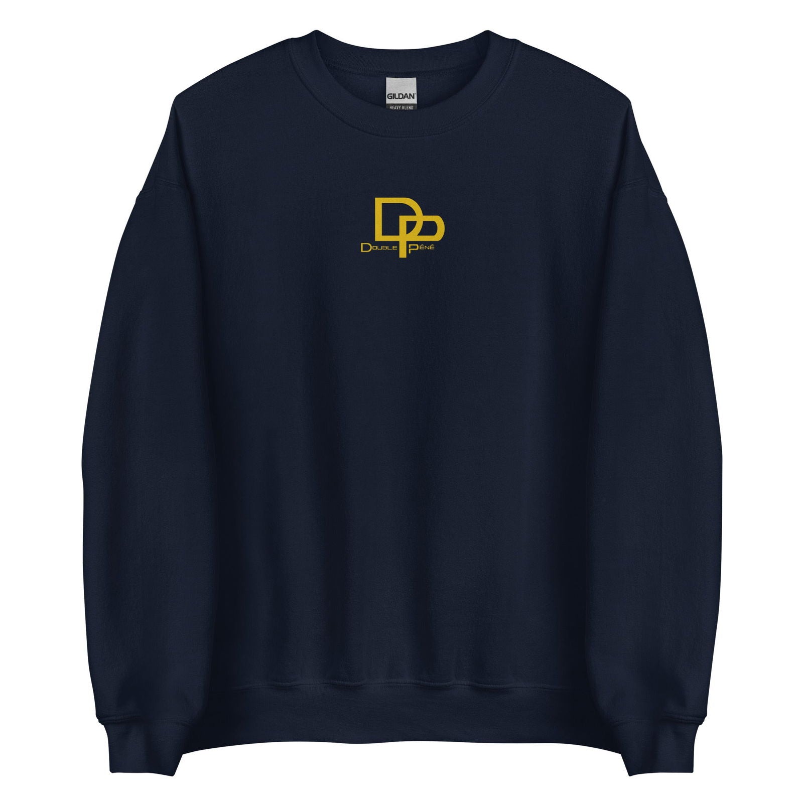 Sweat unisexe col rond DP Double péné le J Bleu Marine - Sedurro