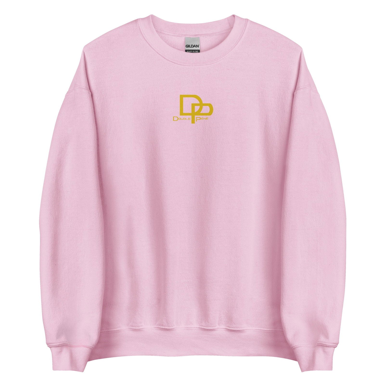 Sweat unisexe col rond DP Double péné le J Rose Clair - Sedurro