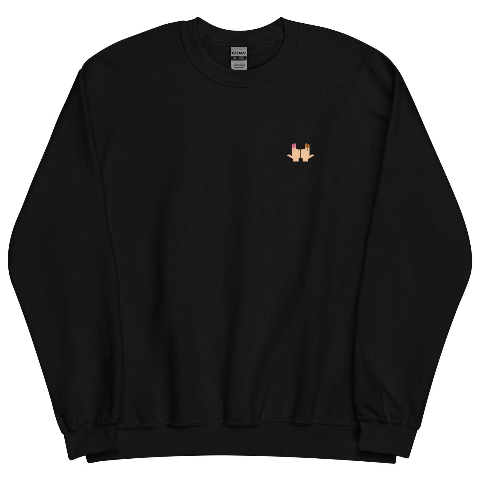 Sweat unisexe col rond DP Double péné signe du J seul - Sedurro