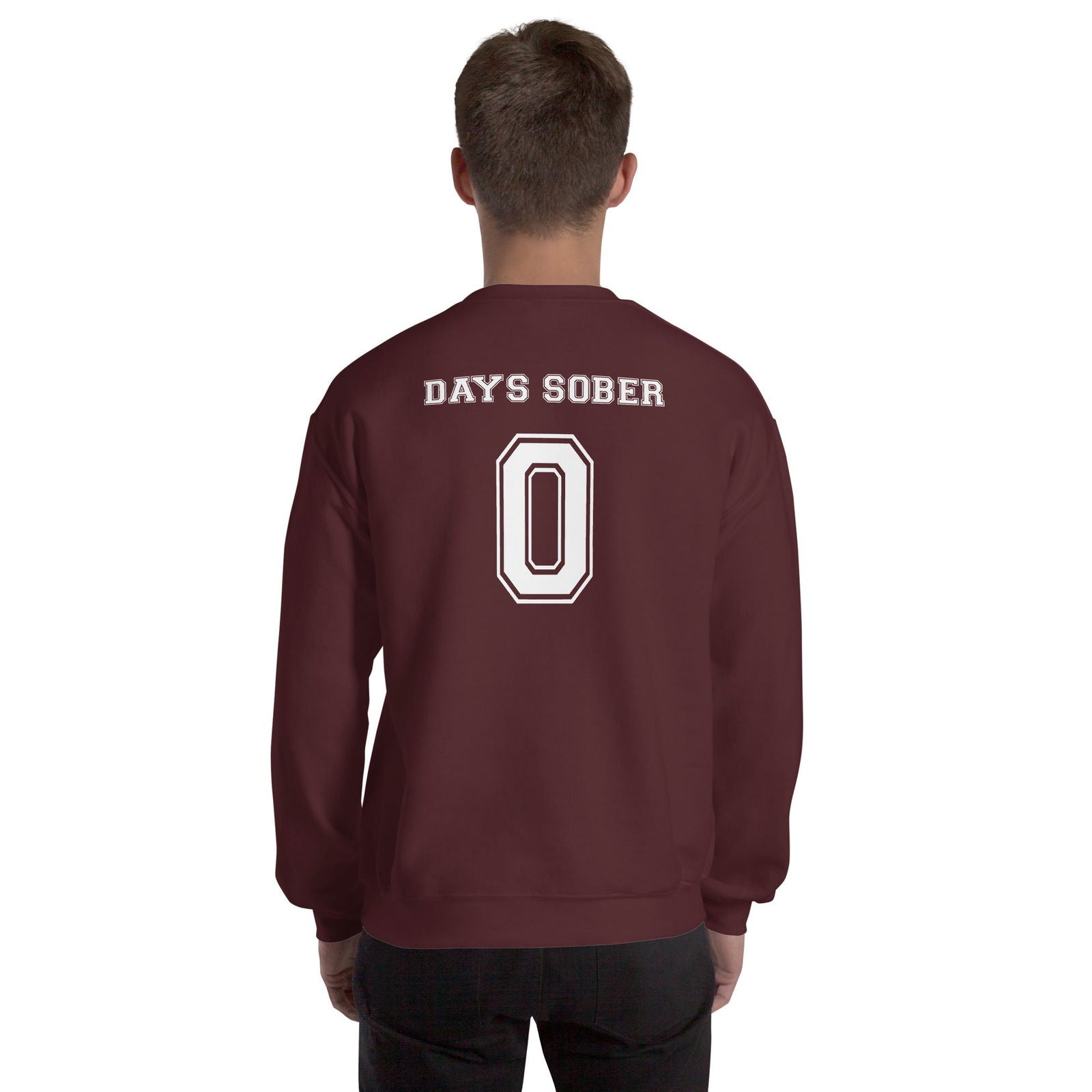 Sweat unisexe col rond Days sober 0 - Sedurro