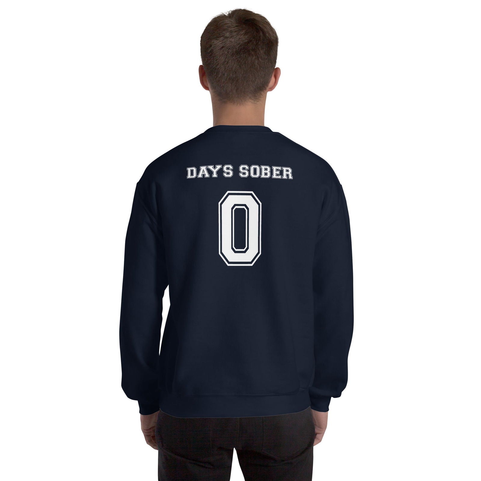 Sweat unisexe col rond Days sober 0 - Sedurro