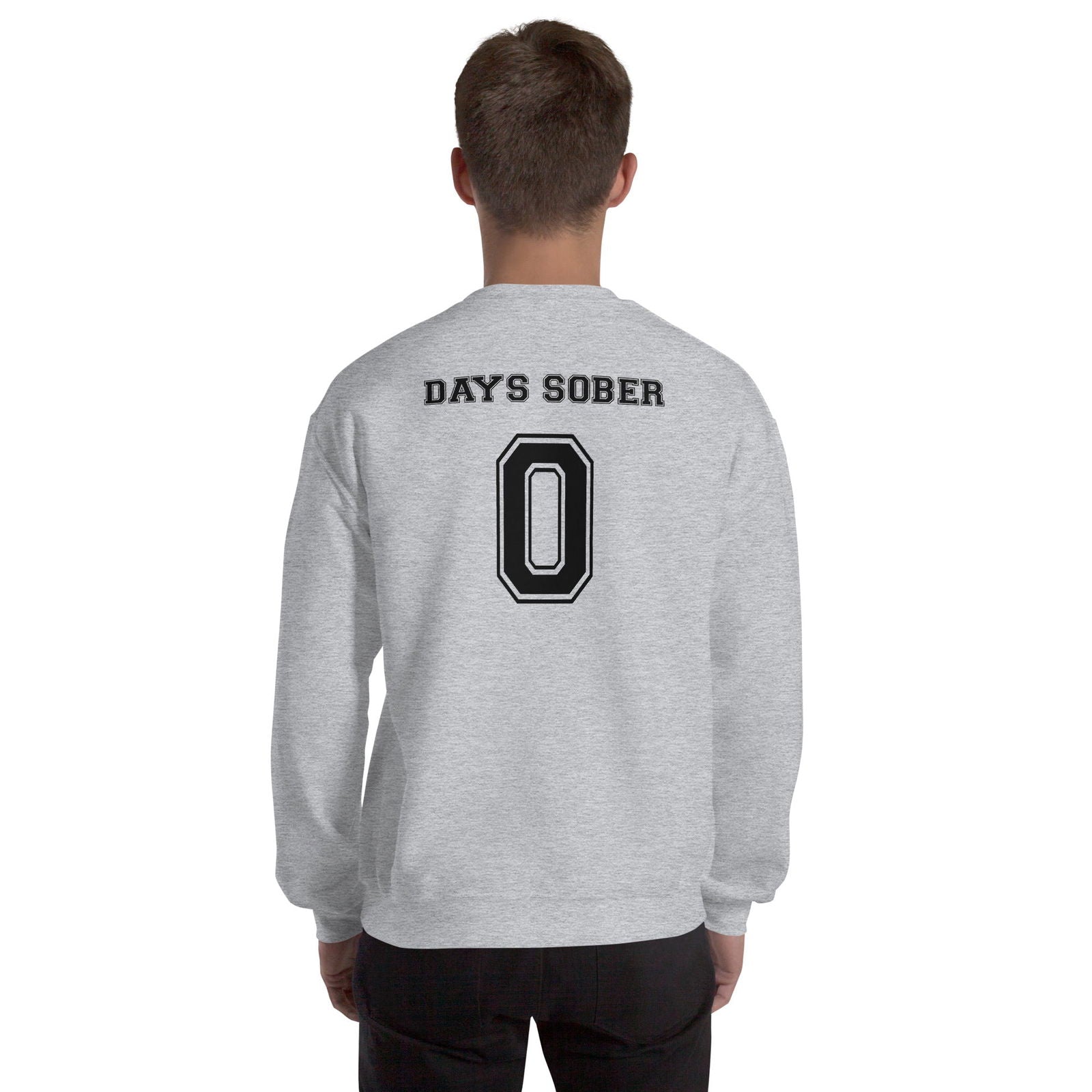 Sweat unisexe col rond Days sober 0 - Sedurro