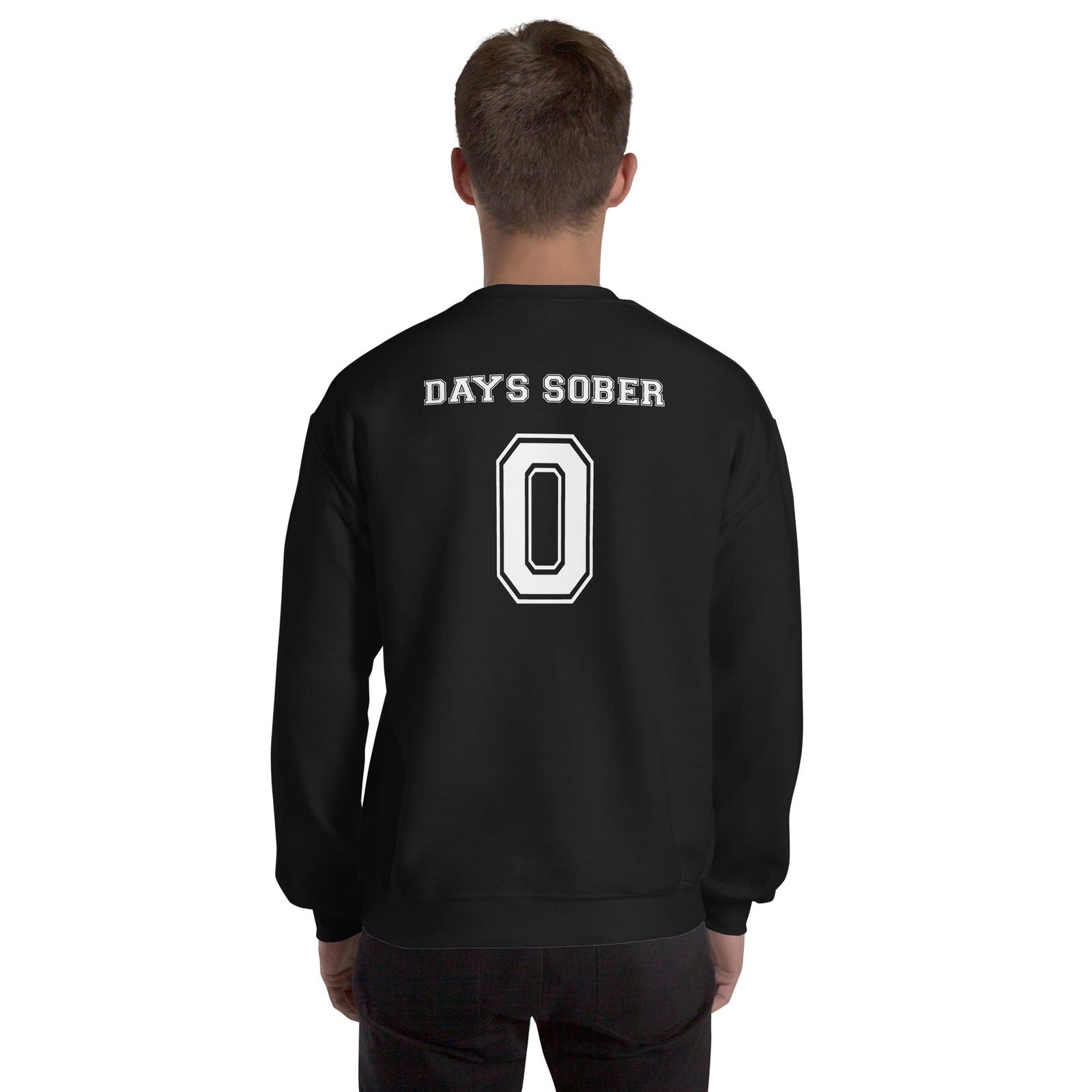 Sweat unisexe col rond Days sober 0 - Sedurro