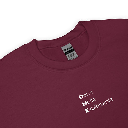 Sweat unisexe col rond Demi molle exploitable - Sedurro