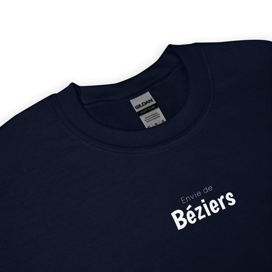 Sweat unisexe col rond Envie de Béziers - Sedurro