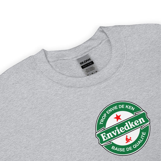 Sweat unisexe col rond Enviedken bière - Sedurro