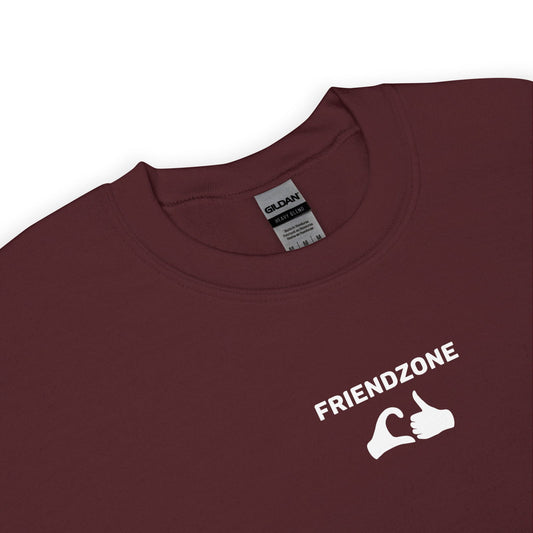 Sweat unisexe col rond Friendzone cœur pouce - Sedurro