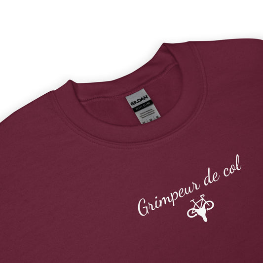Sweat unisexe col rond Grimpeur de col - Sedurro