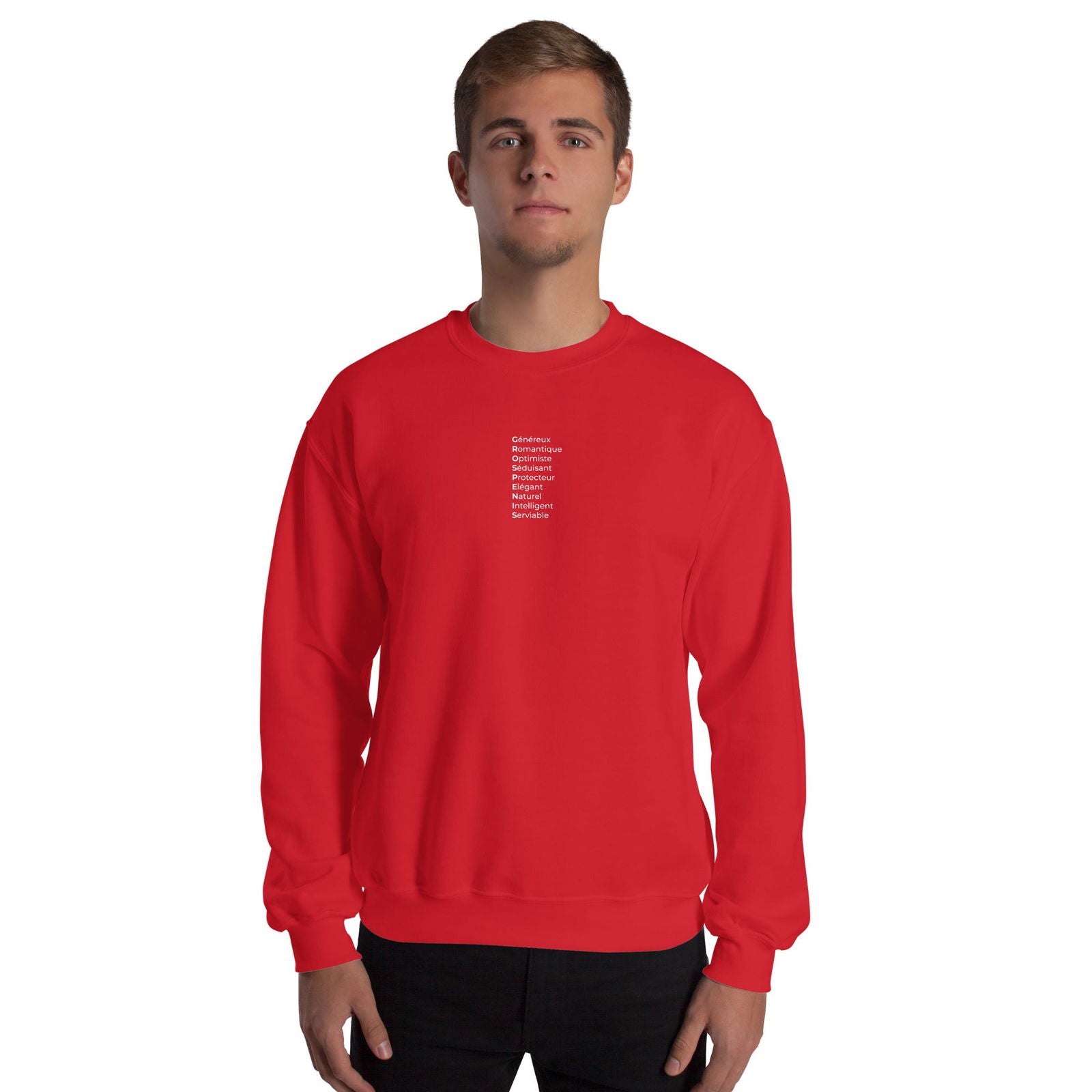 Sweat unisexe col rond Gros pénis qualités - Sedurro