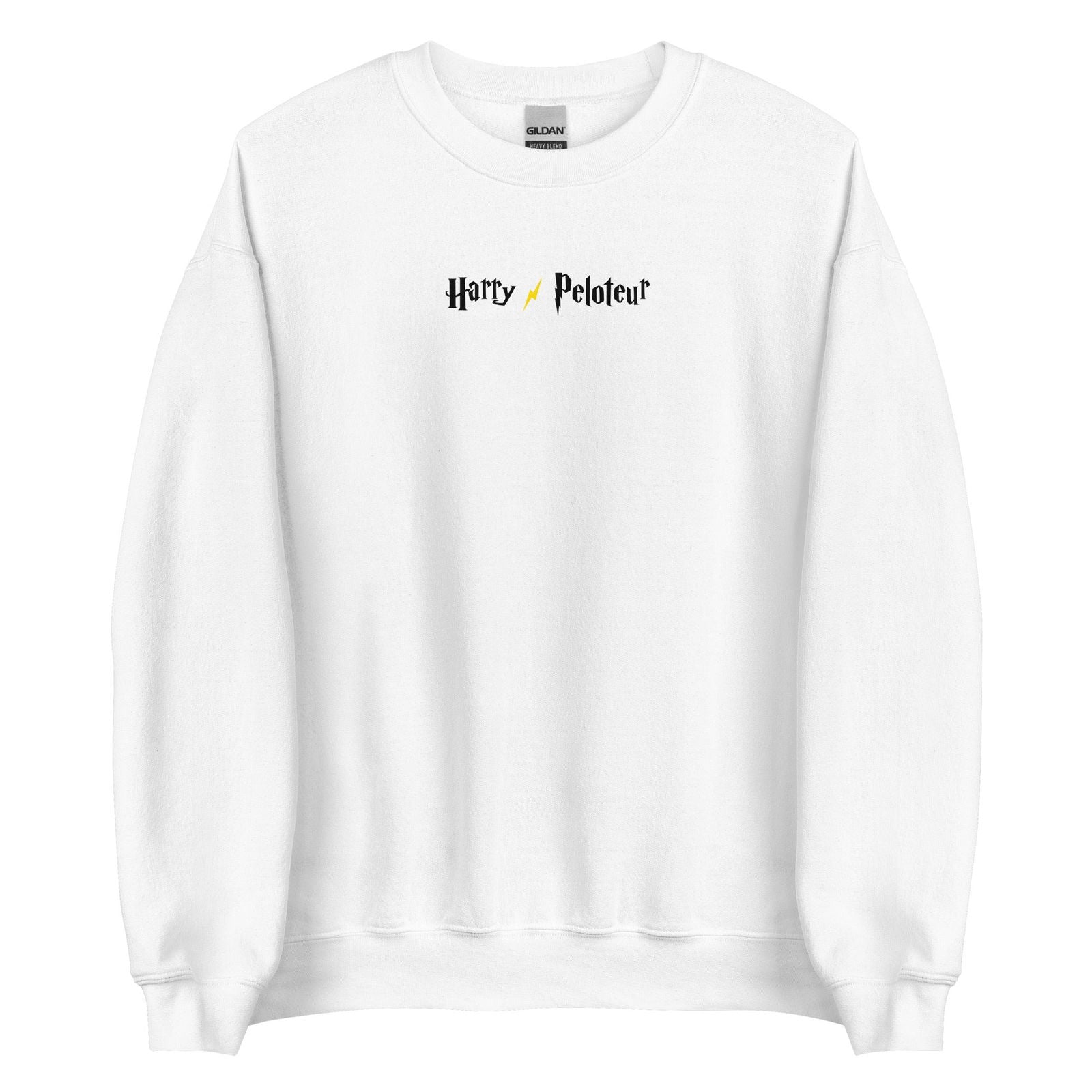 Sweat unisexe col rond Harry Peloteur Blanc - Sedurro