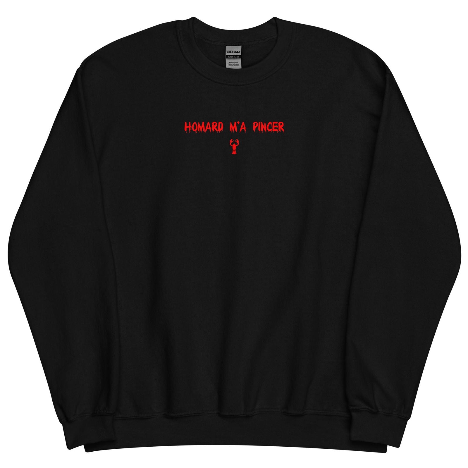 Sweat unisexe col rond Homard m'a pincer - Sedurro