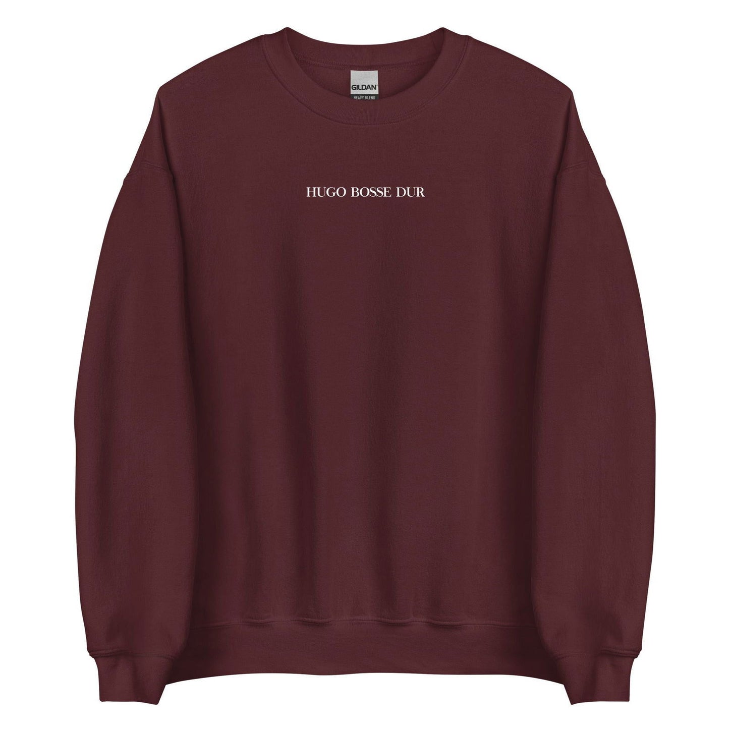 Sweat unisexe col rond Hugo Bosse dur Bordeaux - Sedurro