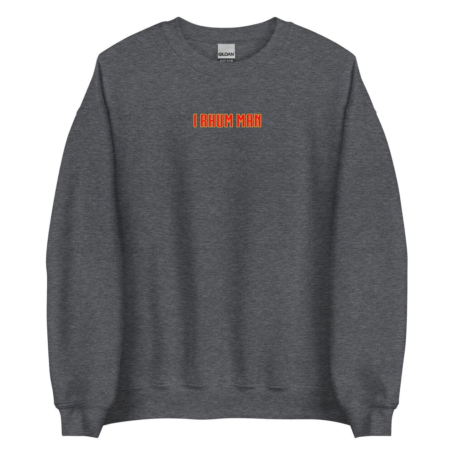 Sweat unisexe col rond I rhum man Gris Foncé Chiné - Sedurro