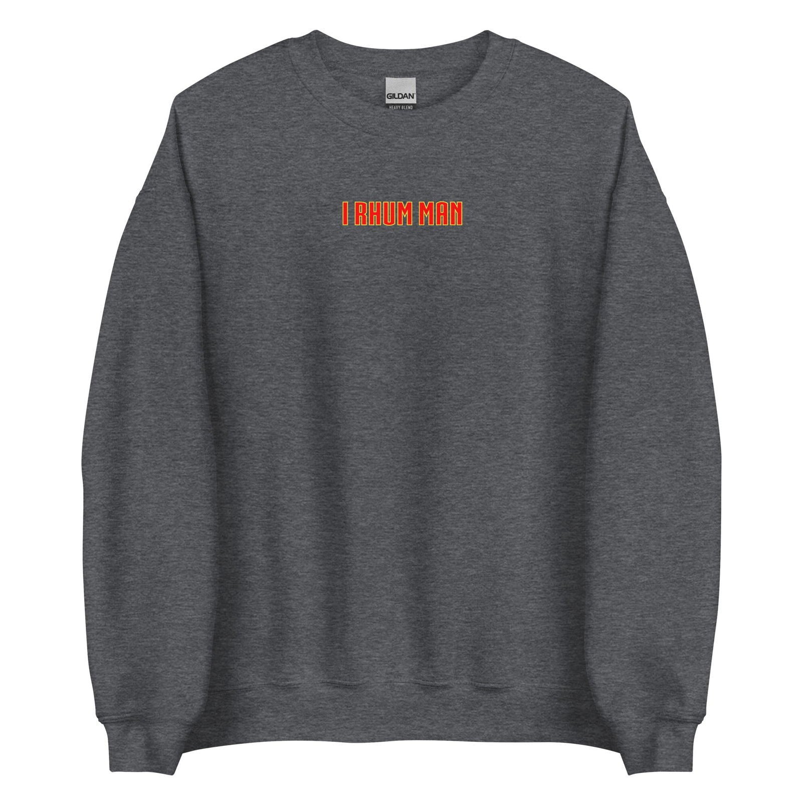 Sweat unisexe col rond I rhum man Gris Foncé Chiné - Sedurro