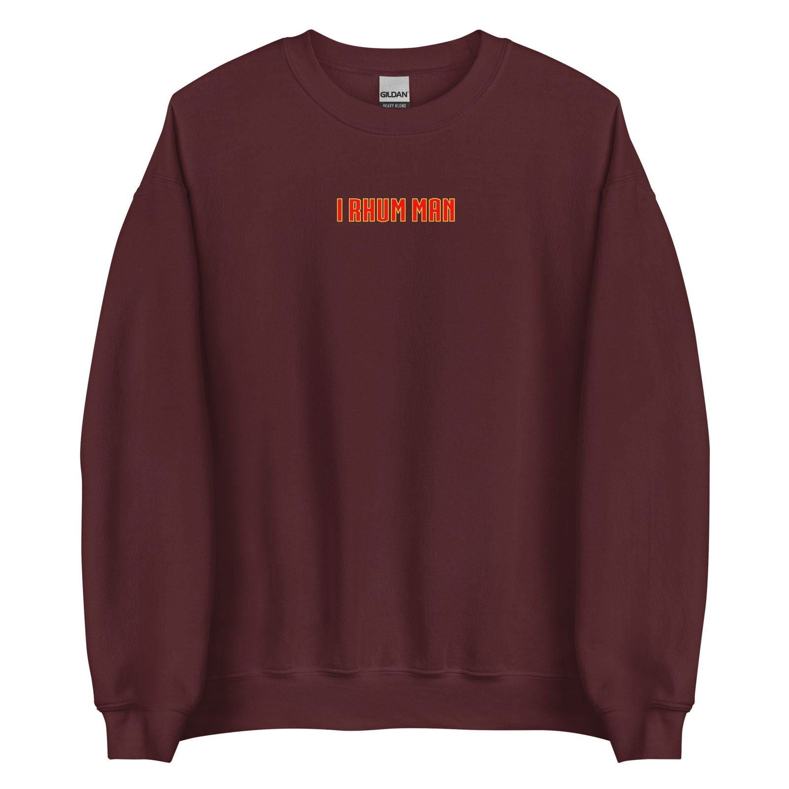 Sweat unisexe col rond I rhum man Bordeaux - Sedurro
