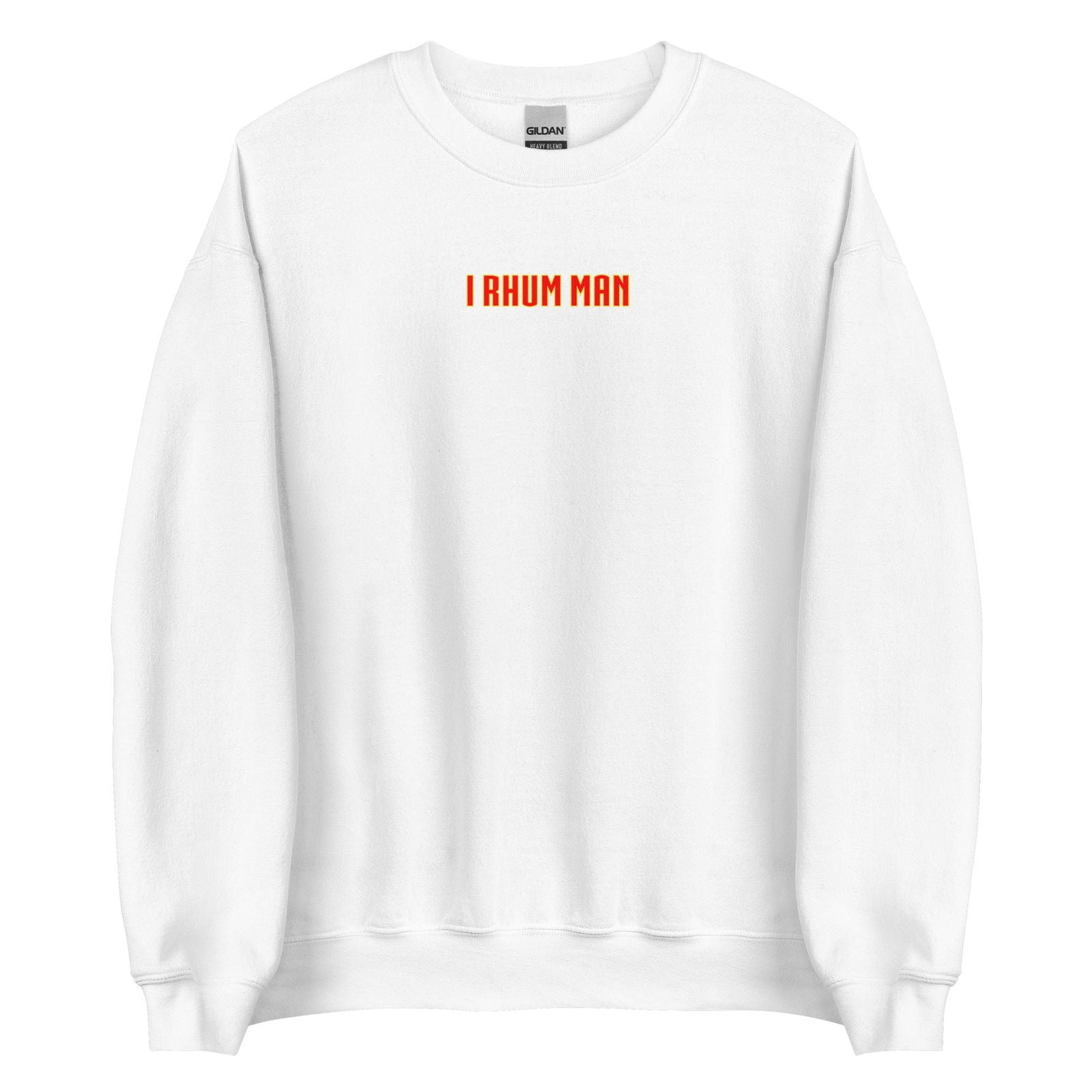 Sweat unisexe col rond I rhum man Blanc - Sedurro