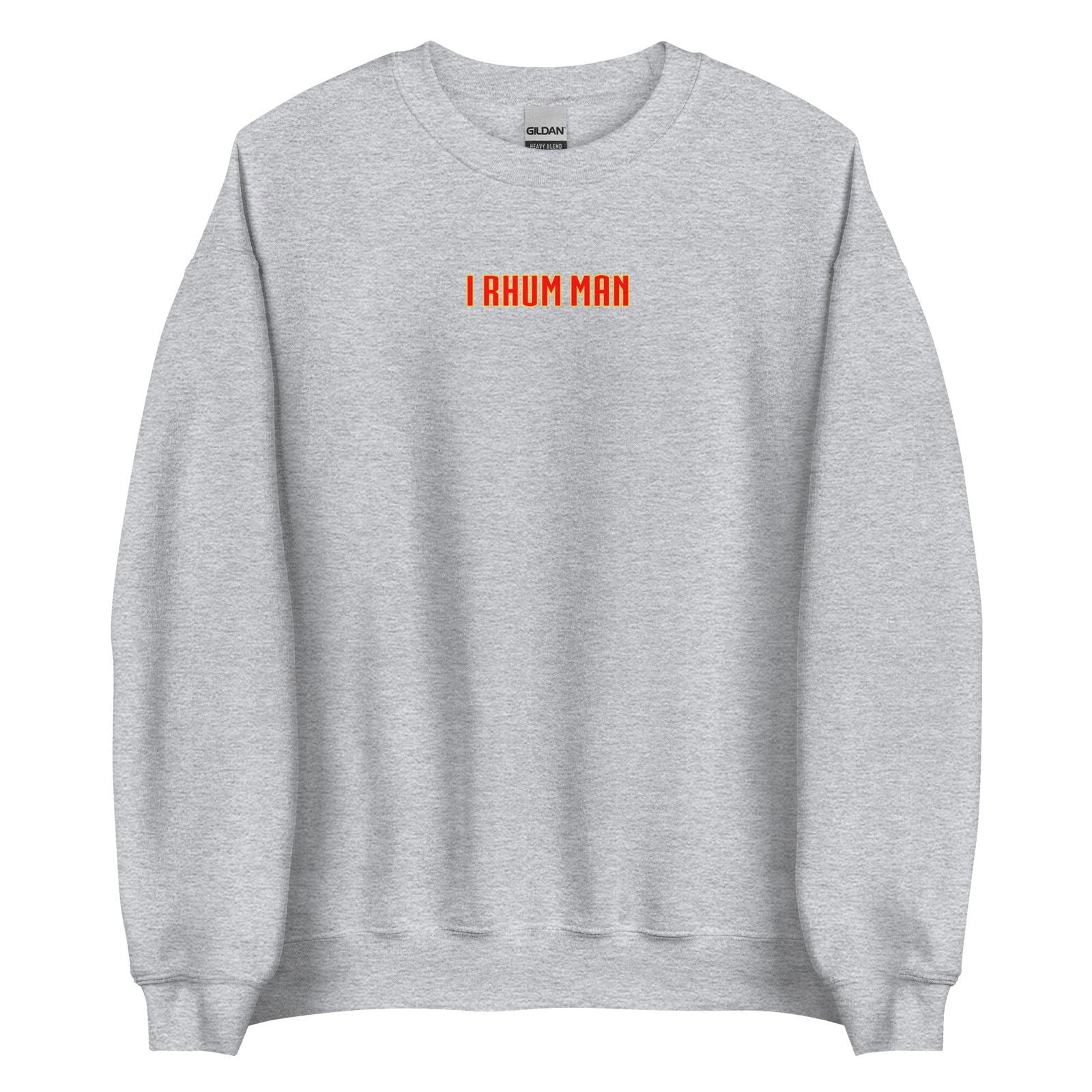Sweat unisexe col rond I rhum man Gris Sport - Sedurro