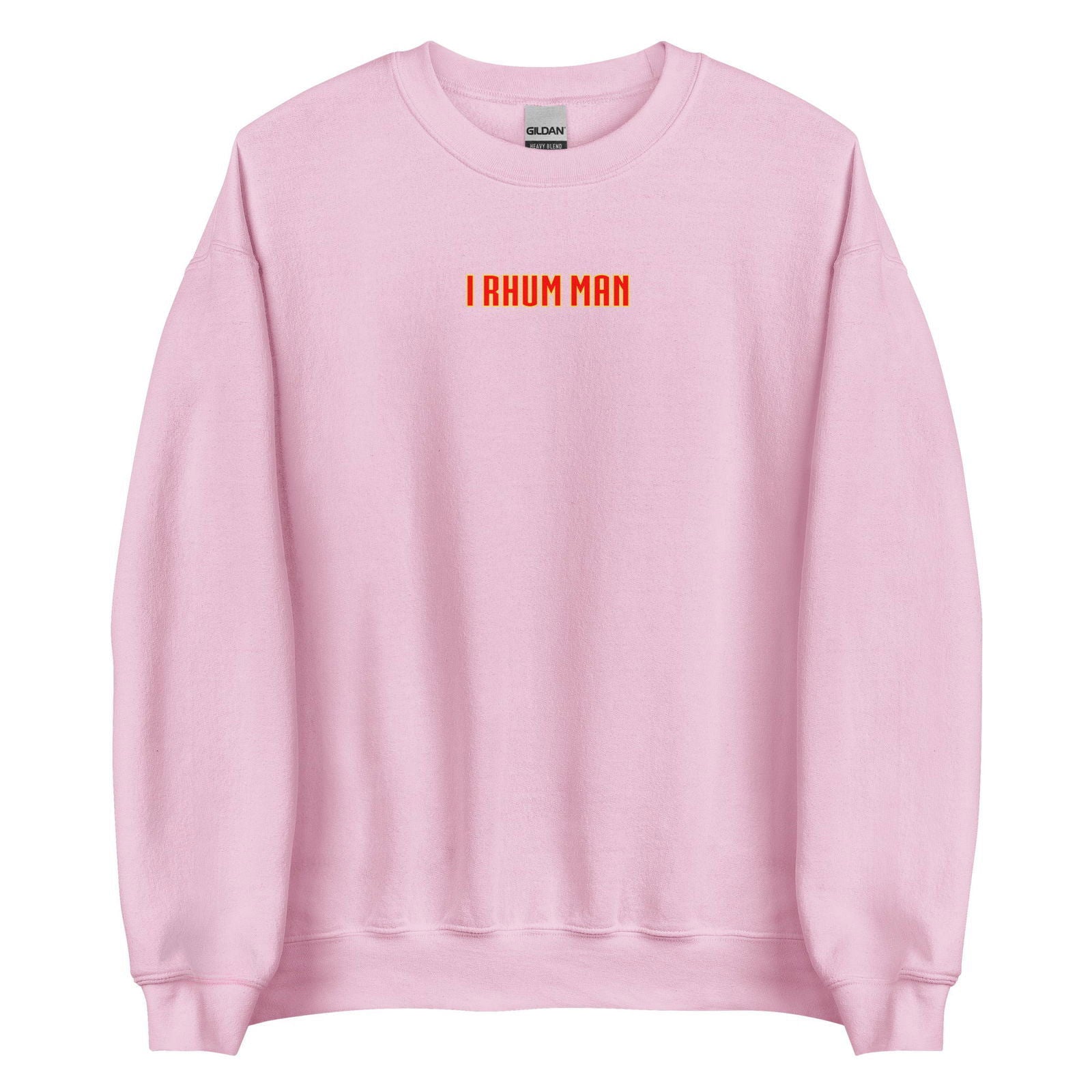 Sweat unisexe col rond I rhum man Rose Clair - Sedurro