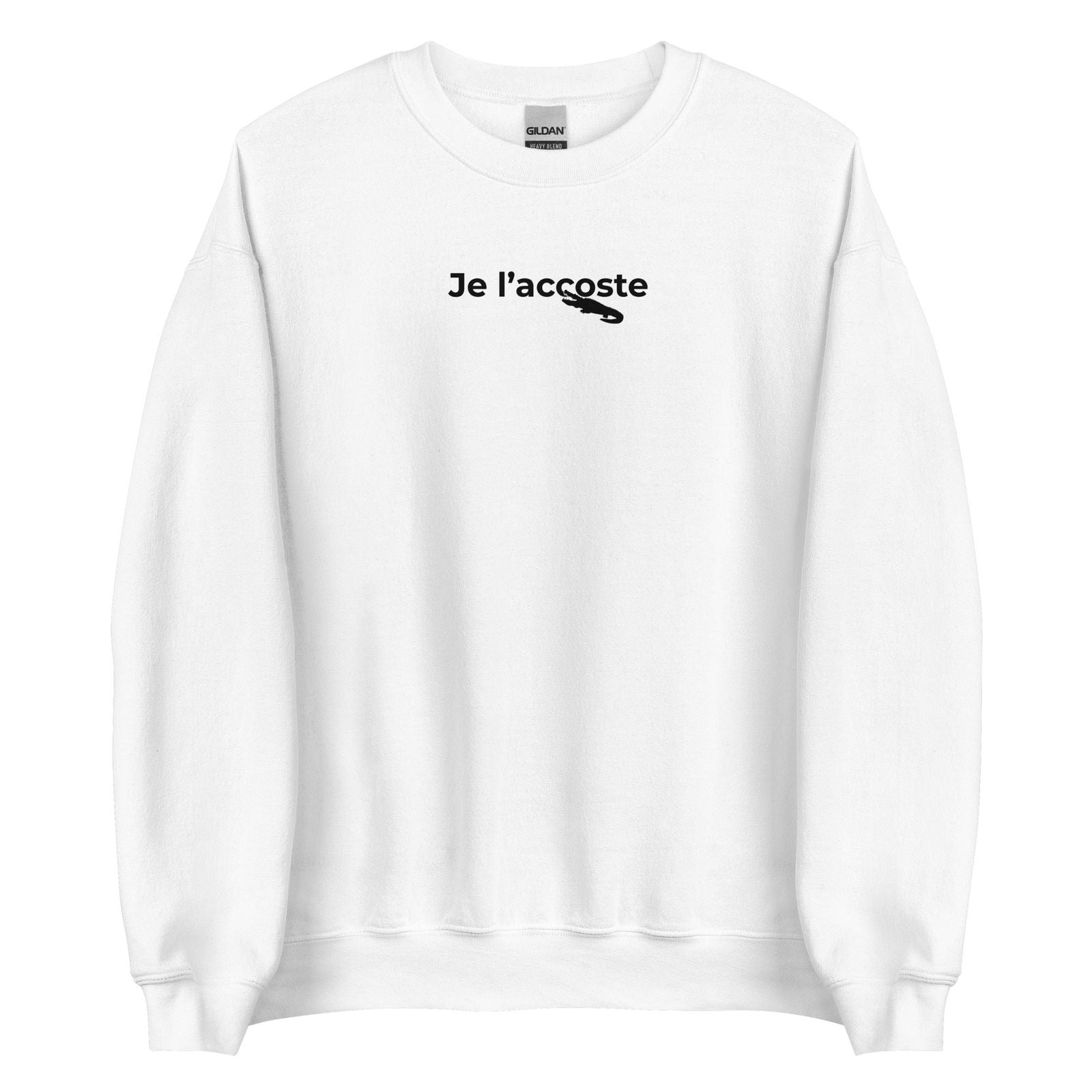 Sweat unisexe col rond Je l'accoste - Sedurro